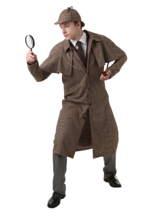 Men's Plus Size Sherlock Holmes Costume | Historical Costumes