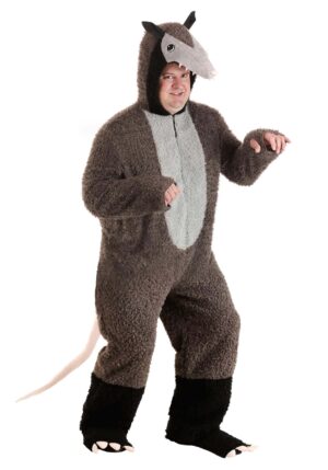 Plus Size Surly Opossum Adult Costume | Animal Costumes