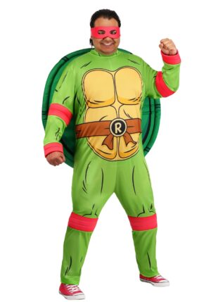 Men's Plus Size Teenage Mutant Ninja Turtles Raphael Costume | Nickelodeon Costumes