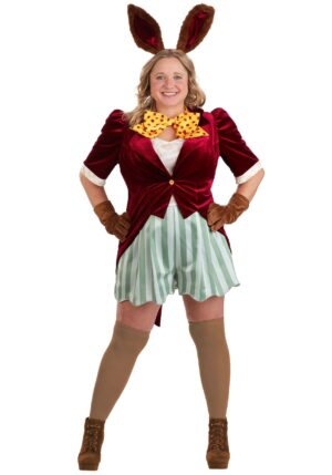 Women's Plus Size Trendy March Hare Costume | Storybook Costumes