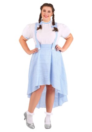 Plus Size Kansas Girl High Low Women's Costume | Storybook Costumes