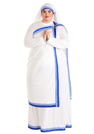 Plus Size Women's Mother Teresa Costume | Women's Religious Costumes