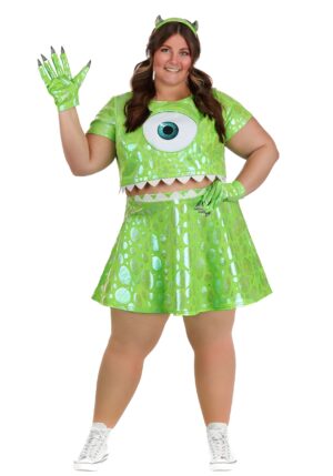 Plus Size Pixar Monsters Inc. Mike Wazowski Costume for Women | Disney Costumes