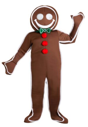 Plus Sized Iced Gingerbread Man Costume | Plus Size Costumes