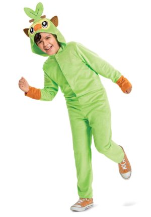 PokÃ©mon Grookey Hooded Jumpsuit Kid's Costume
