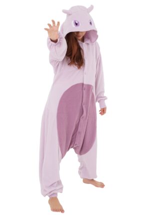 Plus Size PokÃ©mon Mewtwo Kigurumi for Adults | Video Game Costume