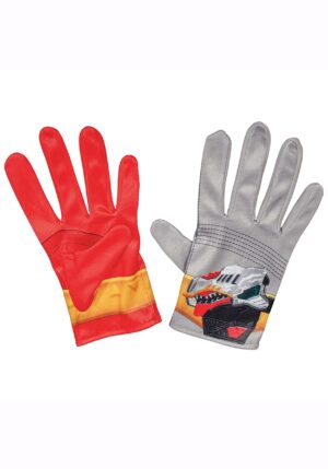 Kid's Power Rangers Dino Fury Red Ranger Gloves