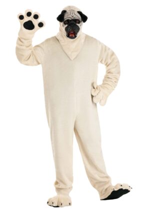 Mouth Mover Pug Mascot Costume