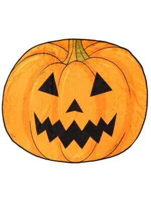 Pumpkin Shaped Halloween Throw Blanket | Halloween Blankets
