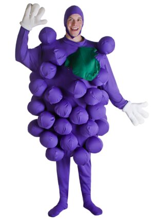Purple Grapes Adult Costume | Fruit Costumes