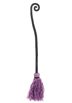 Purple Swirl Witch Costume Broom | Witch Accessories