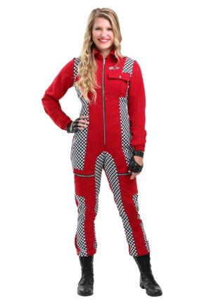 Racer Jumpsuit Plus Size Costume for Women