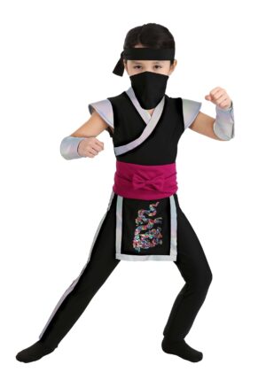 Girl's Rainbow Ninja Toddler Costume | Ninja Costumes