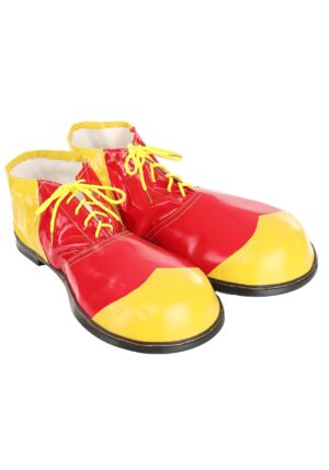 Jumbo Red and Yellow Clown Shoes | Clown Accessories