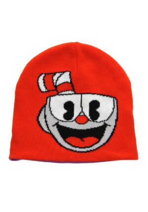 Reversible Cuphead Knit Hat | Video Game Accessories