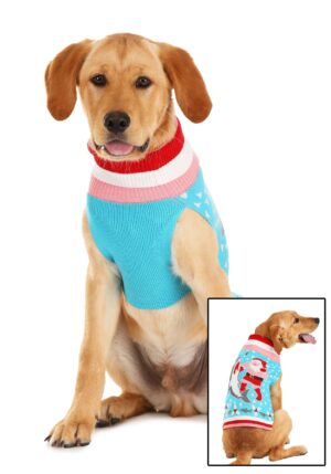 Santa vs Shark Christmas Pet Sweater | Holiday Sweaters