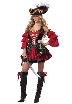 Adult Sexy Spanish Pirate Costume | Women's Pirate Costumes