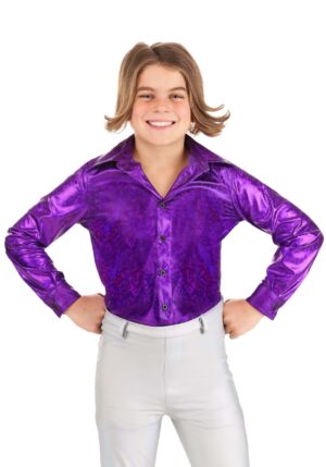 Kid's Shattered Glass Costume Disco Shirt | Disco Costumes