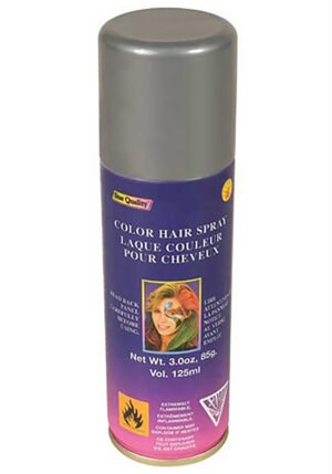 Colored Silver Hair Spray | Costume Accessories