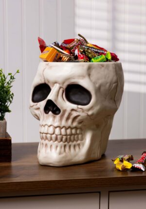 9-Inch Skull Candy Bowl Halloween Decoration | Candy Bowls
