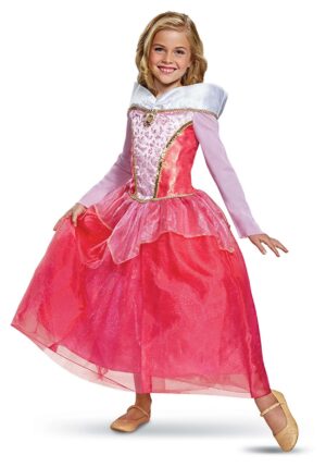 Sleeping Beauty Deluxe Aurora Girls Costume