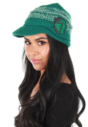 Harry Potter Knit Brim Slytherin Cap | Harry Potter Accessories