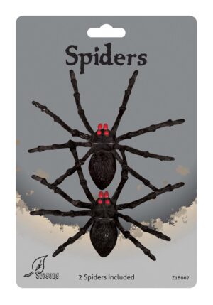 2.5-Inch Small Pair of Spiders Decoration | Spiders & Spider Webs