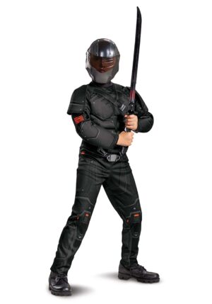 Deluxe Snake Eyes Movie Kid's Costume | Movie Costumes