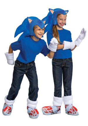 Sonic 2 Movie Kid's Costume Accessory Kit | Video Game Accessories
