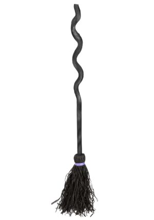 Spiral Staff Witch Broom | Halloween Costume Accessories