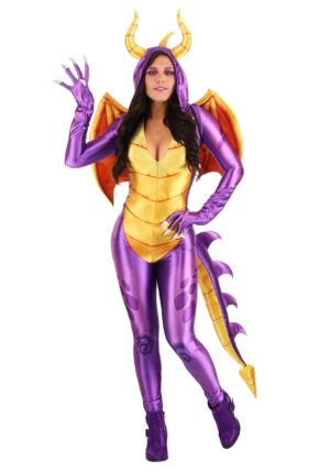 Women's Spyro the Dragon Costume Jumpsuit | Video Game Costumes