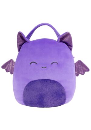 Squishmallows Blas the Purple Bat Candy Pail | Trick or Treat Bags/Pails