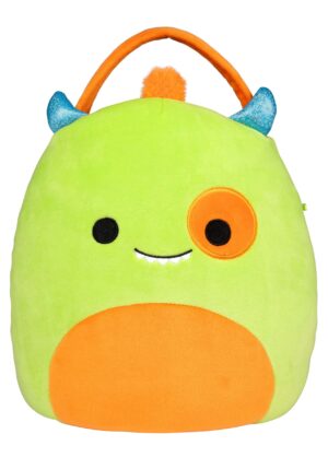 Squishmallows Kaprina the Green Monster Candy Pail | Trick or Treat Bags/Pails