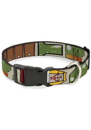 Star Wars Boba Fett Utility Belt Clip Plastic Pet Collar | Star Wars Accessories