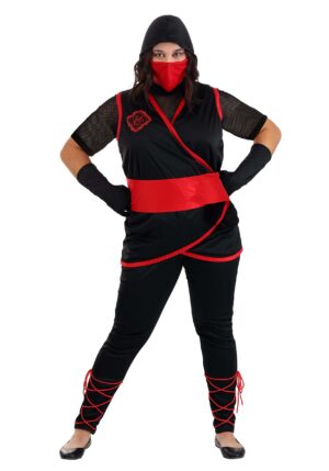 Plus Size Stealth Ninja Women's Costume