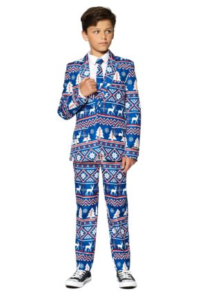 Boy's Suitmeister Christmas Blue Nordic Suit | Christmas Costumes