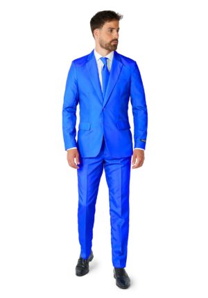 Suitmeister Solid Blue Men's Suit | Costume Suits
