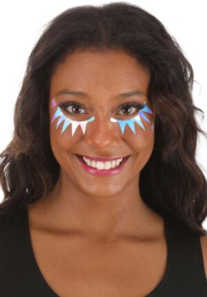Sunshine Electric Opal Holographic Face Decals | Costume Accessories