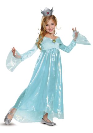 Deluxe Super Mario Rosalina Girls Costume | Super Mario Bros Costumes