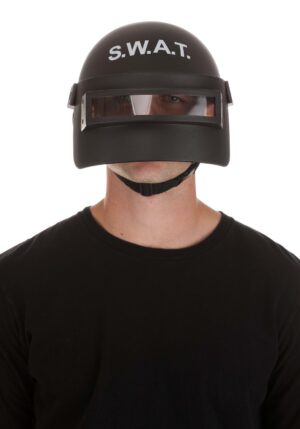 SWAT Costume Visor Adult Helmet | Police Accessories