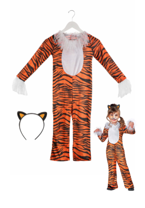 Terrific Tiger Girl's Costume | Girl's Tiger Costumes