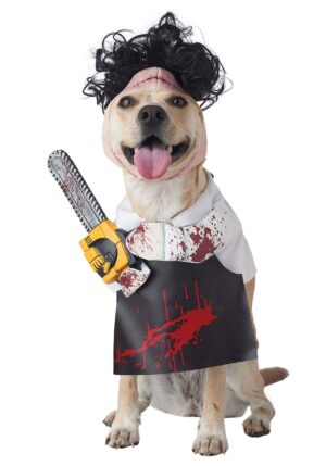 Texas Chainsaw Mutt Costume for Pets | Halloween Pet Costumes