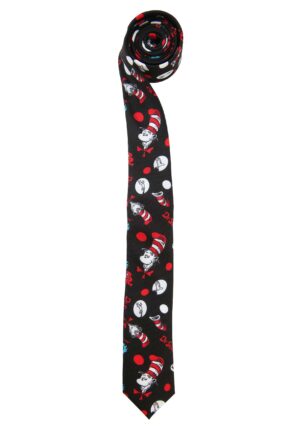 Dr. Seuss The Cat in the Hat Pattern Adult Necktie | Dr. Seuss Accessories