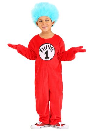Toddler Dr. Seuss Deluxe Thing 1 & 2 Costume | Dr. Seuss Costumes