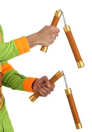 Teenage Mutant Ninja Turtles Cosplay Michelangelo's Nunchucks Prop | Nickelodeon Accessories