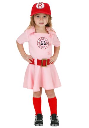 Girl's A League of Their Own Dottie Toddler Costume | Movie Costumes