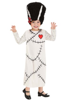 Bride of Frankenstein Girl's Toddler Costume | Scary Costumes