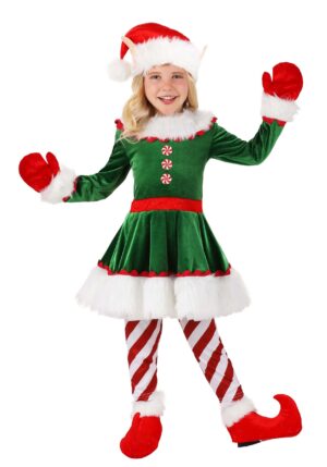 Christmas Elf Girl's Toddler Costume | Kid's Elf Costumes