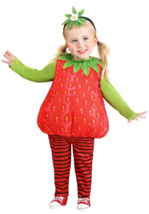 Red Strawberry Toddler Costume