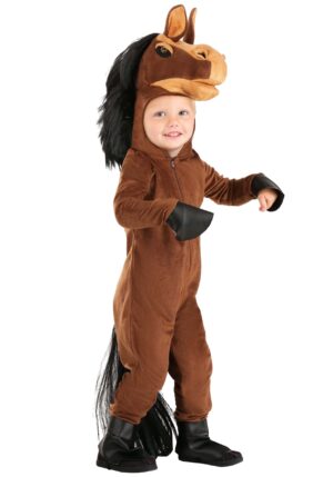 Toddler Brown Horse Costume | Kid's Animal Costumes